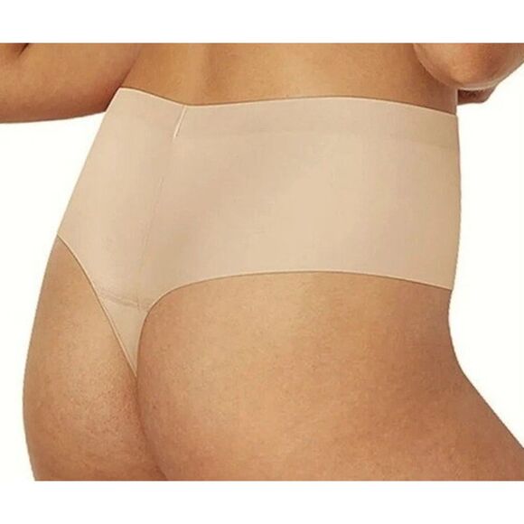 Maidenform Shapewear 2-Pack Tummy Control Thong Panties Light Beige Large NEW - Picture 2 of 16